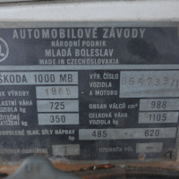 Škoda MB 100, přestavba ze ŠKODY MB 1000 - www.autasocialismu.cz