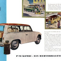 P70 - katalog z roku 1958, německá verze - www.autasocialismu.cz